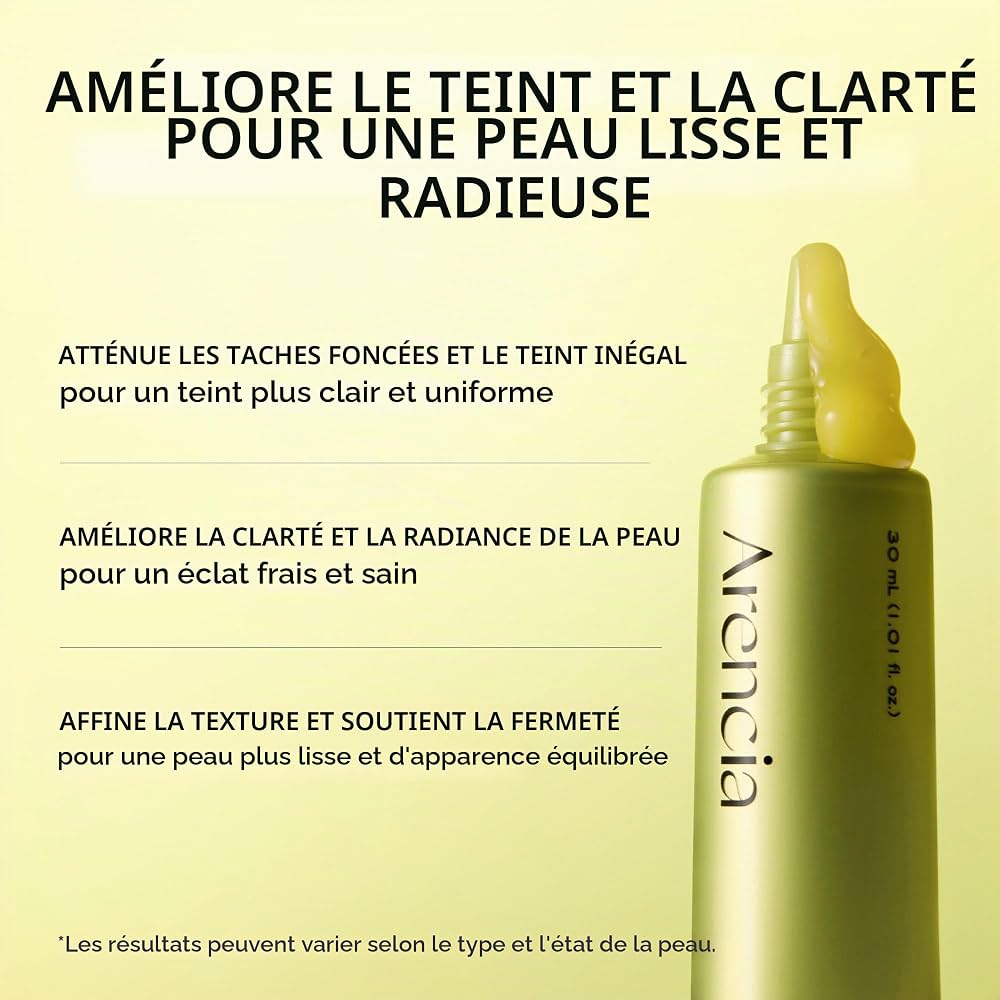 Bénéfices du sérum Arencia