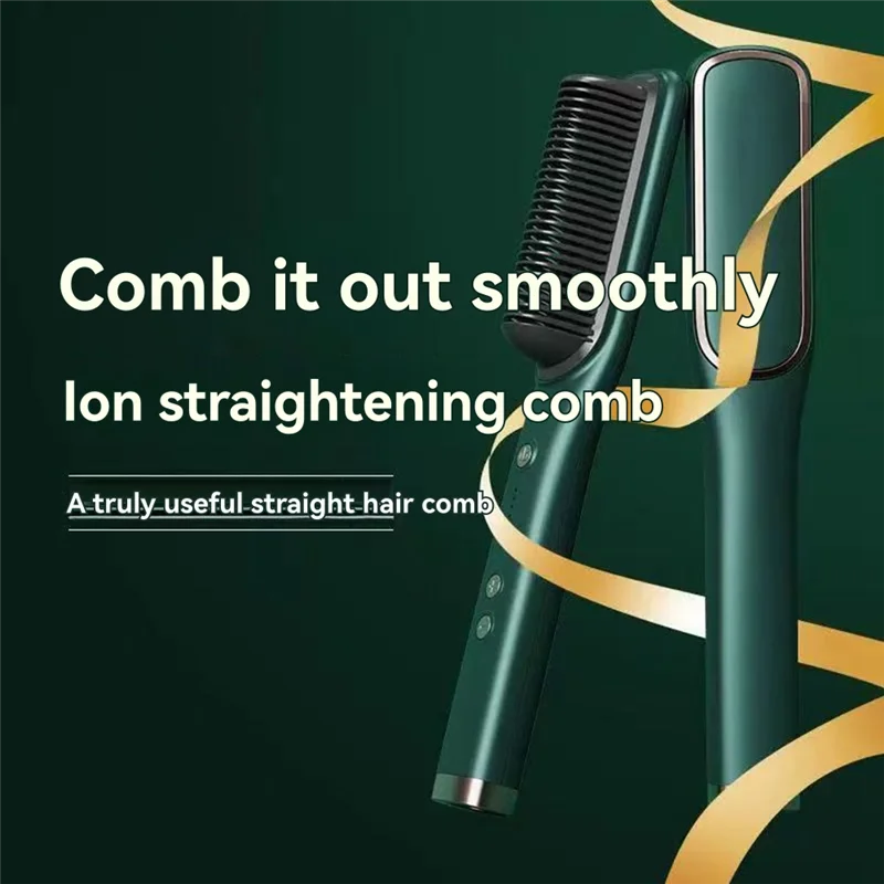 Fer à Friser & Lisser 2-en-1 — Ionique Négatif pour Boucles et Lissage Parfaits